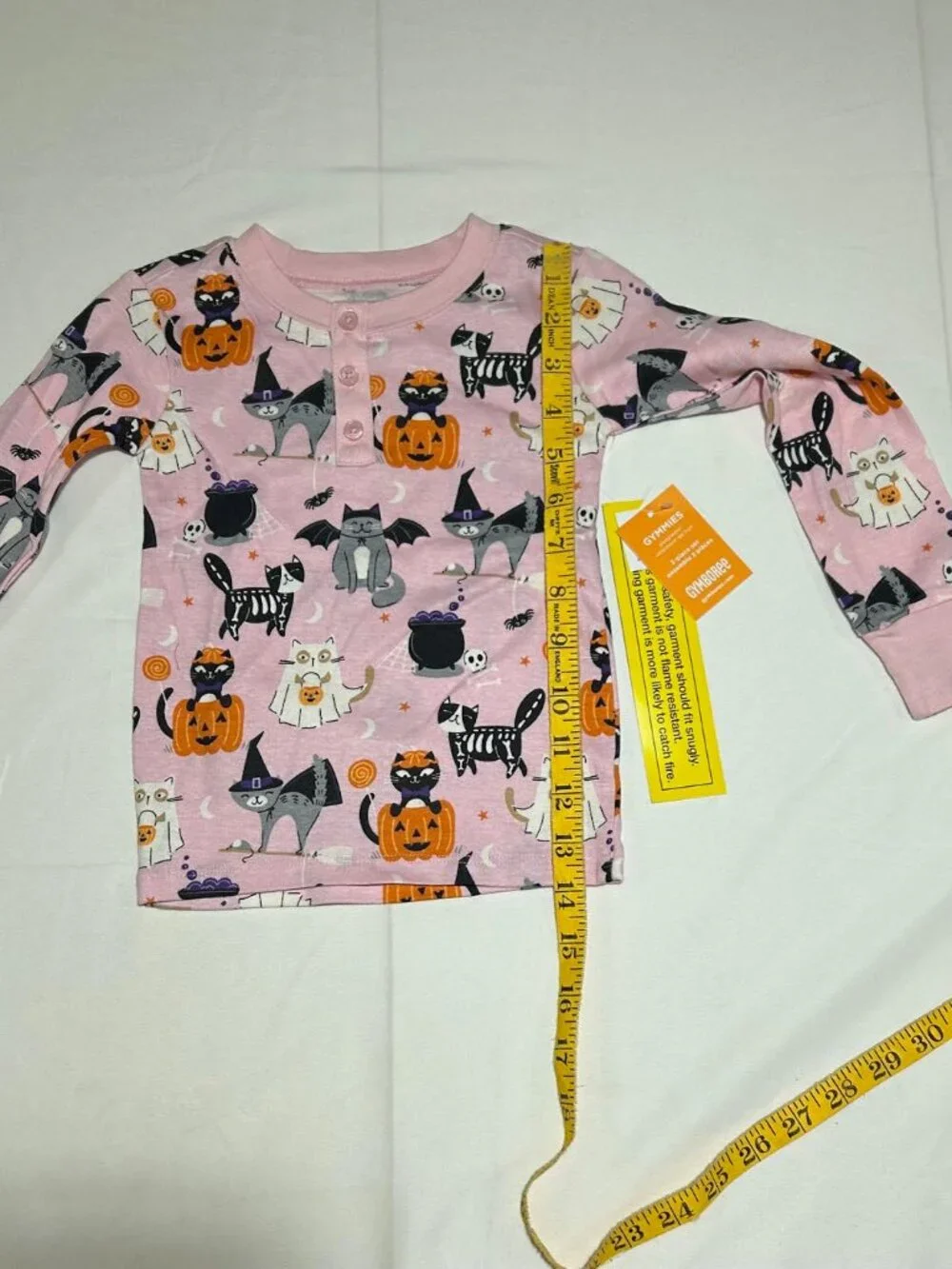 Gymboree Girls 2T Pink Cats Halloween 2 Piece Pajama Set NWT Fall Snug Fitting